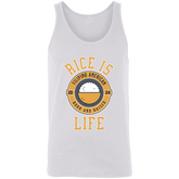 RIce is Life  Unisex Cotton Tank Top